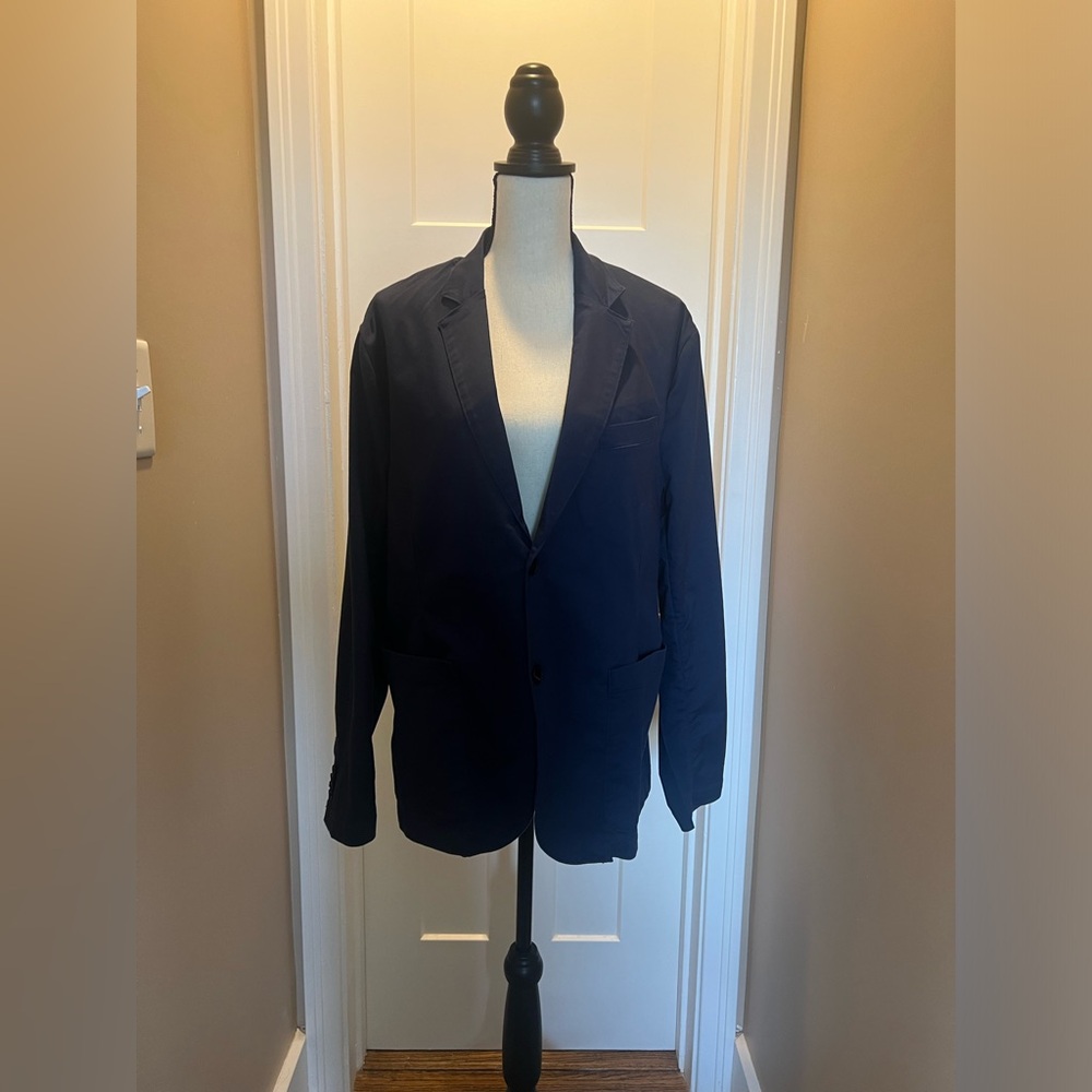 Abercrombie and Fitch navy blue sport coat blazer (M)